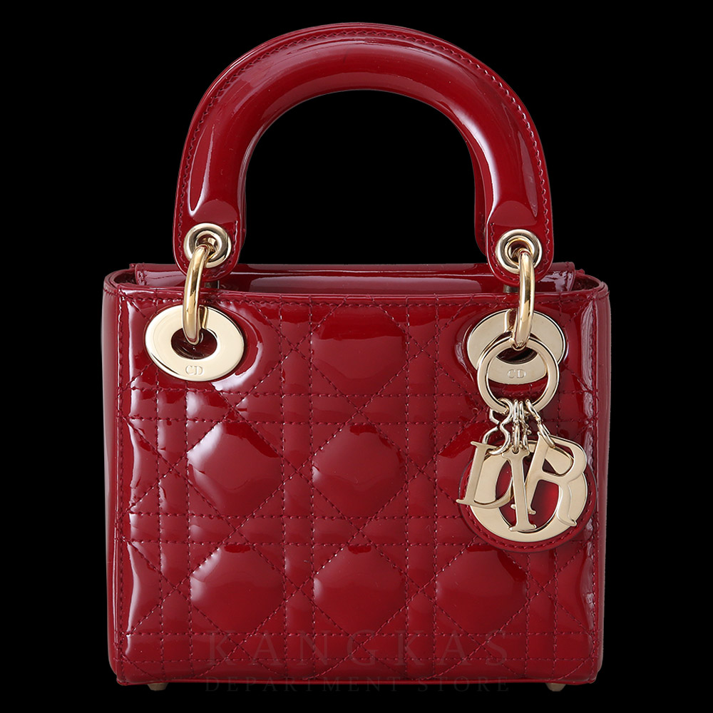 CHRISTIAN DIOR(USED)크리스찬디올 레이디디올 페이던트 미니 백